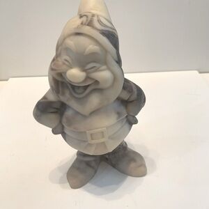 Vintage Disney Snow White Happy Dwarf Cameonyx Stone Figure